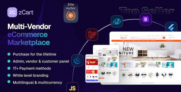 zCart Multi-Vendor eCommerce Marketplace