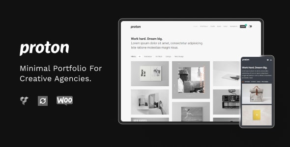 Proton - Minimal Portfolio Theme