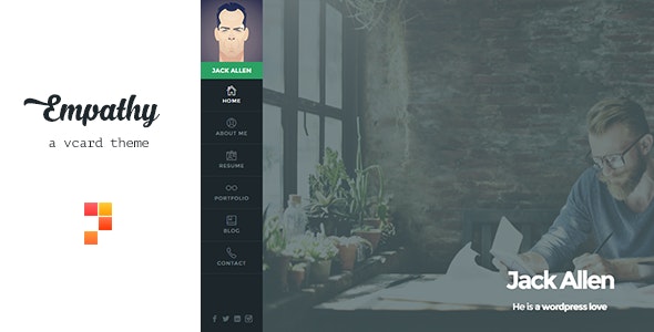 Empathy - A vCard WordPress Theme