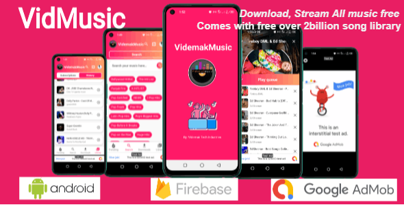 Videmak Music- Automatic Music Downloading and streaming Android application