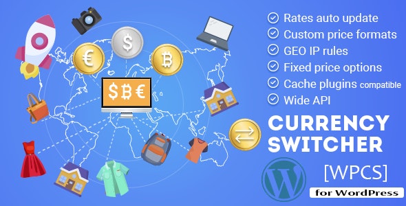 WPCS - WordPress Currency Switcher Professional - Multi Currency