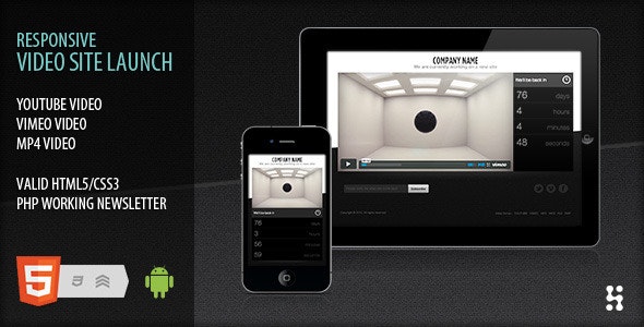 Responsive video site launch coming soon