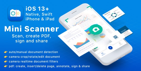 MiniScanner - A mini powerfull scanner for iOS 13+