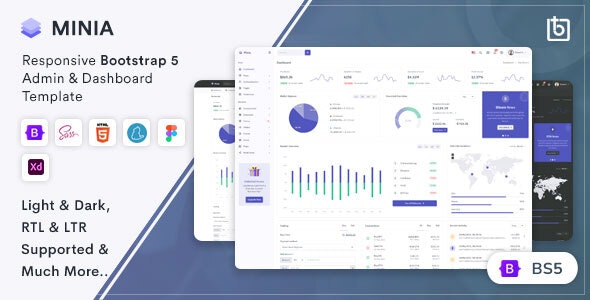 Minia - Bootstrap 5 Admin & Dashboard Template