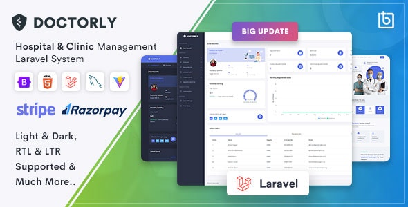 Doctorly - Hospital & Clinic Management Laravel System