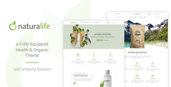 NaturaLife | Health & Organic WordPress Theme