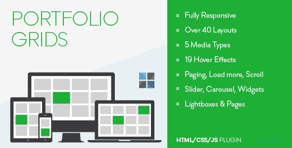 Portfolio Grids - HTML/CSS/JS