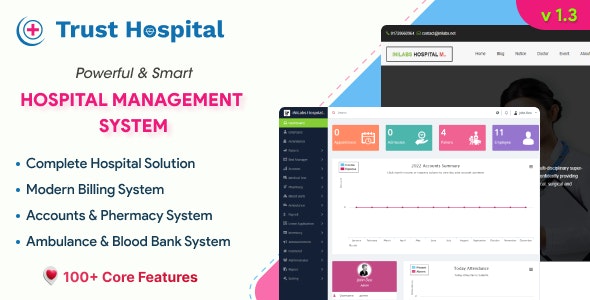 Trust Hospital Management ERP