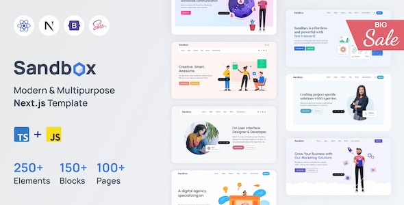 Sandbox - Multipurpose Nextjs Template
