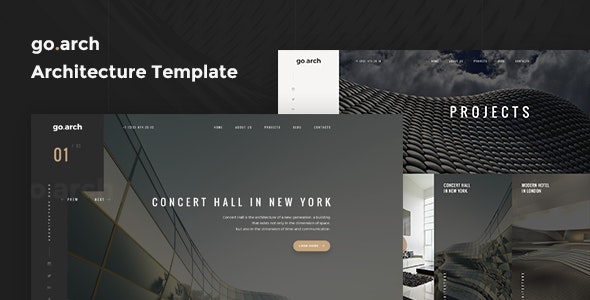 go.arch  - Architecture & Interior Template