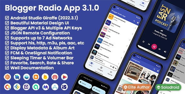 Blogger Radio App - Blogger API v3