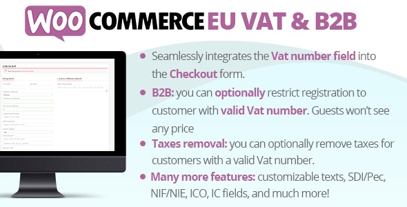 WooCommerce Eu Vat & B2B