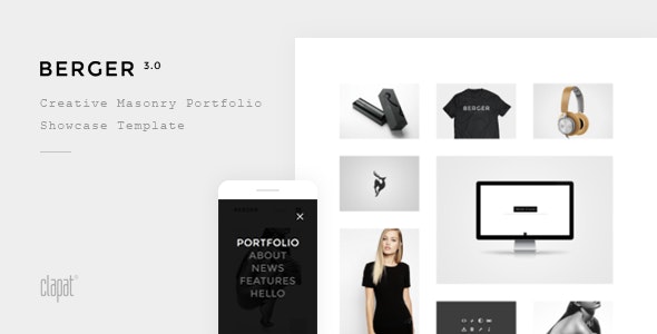 Berger - Creative Agency Portfolio Template