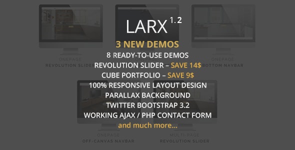 LARX - Interior Design Studio Template