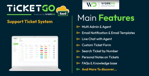 TicketGo SaaS - Support Ticket System