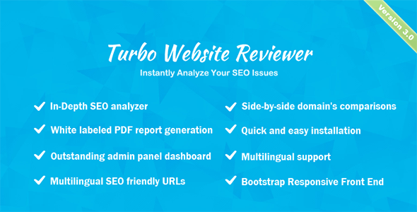 Turbo Website Reviewer - In-depth SEO Analysis Tool