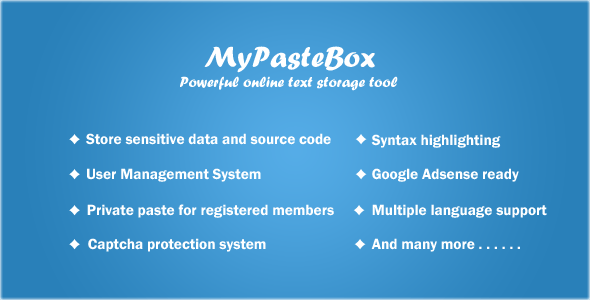 MyPasteBox - Powerful paste tool