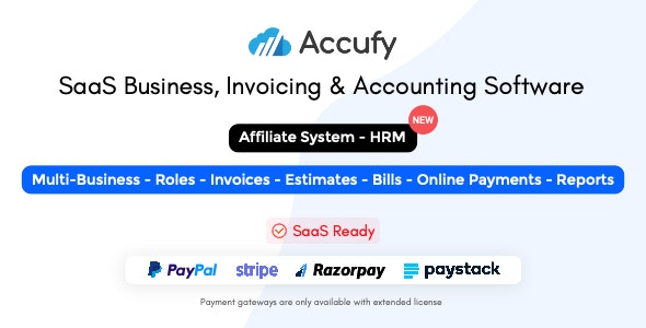 Accufy - SaaS Business, Invoicing & Accounting Software