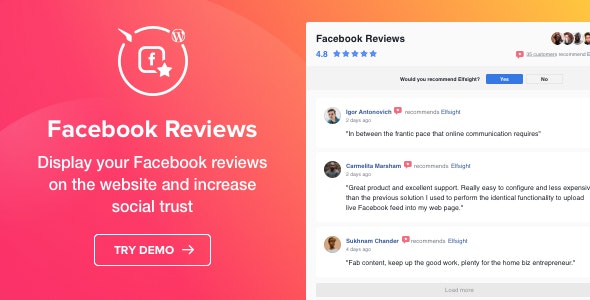 Facebook Reviews - WordPress Facebook Reviews plugin