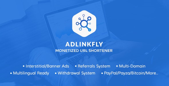 AdLinkFly - Monetized URL Shortener