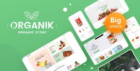 Organik - Organic Food Store WordPress Theme