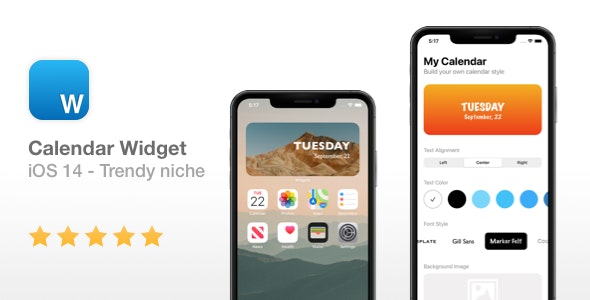 Calendar Widget - NEW iOS 14 Widget