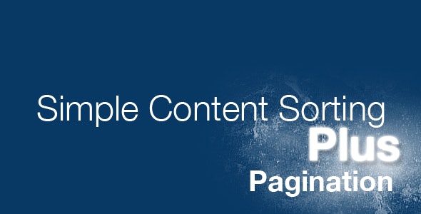 jQuery Simple Content Sorting Plus Plugin