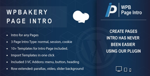 WPBakery Page Intro