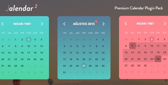 Jalendar 2 Calendar Kit [Events, Range Selecting and More...]