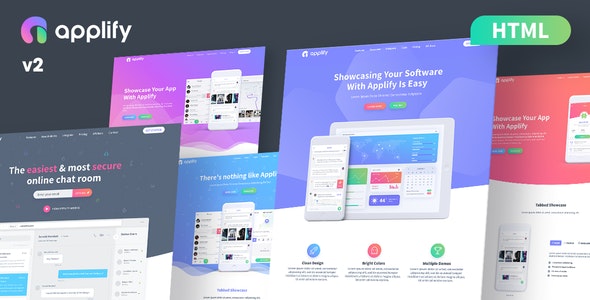 Applify - App Landing Page HTML