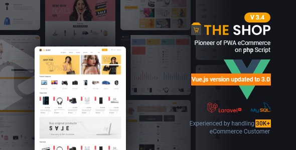 The Shop - PWA eCommerce CMS