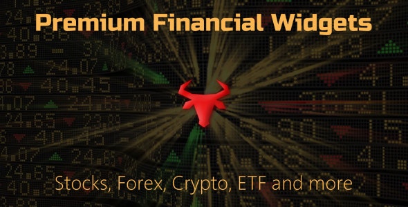 Premium Stocks, Forex, Crypto, ETF Plugin | Quote, Chart, Ticker, News Widgets | PHP