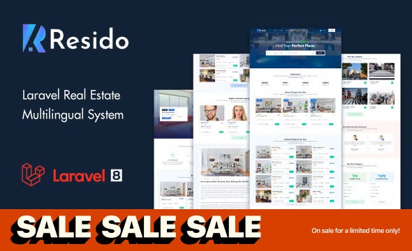 Resido - Laravel Real Estate Multilingual System