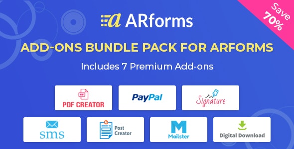 Add-on Bundle for ARForms - WordPress Form Builder