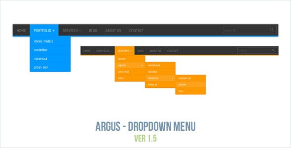 Argus - Dropdown Menu