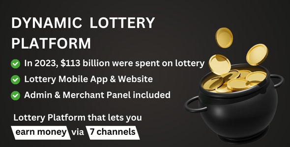 RaffKing - Dynamic Lottery Platform with Mobile App and Lottery Website