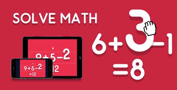 Solve Math - HTML5 Game