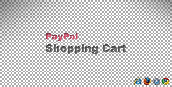 PayPal Shopping Cart