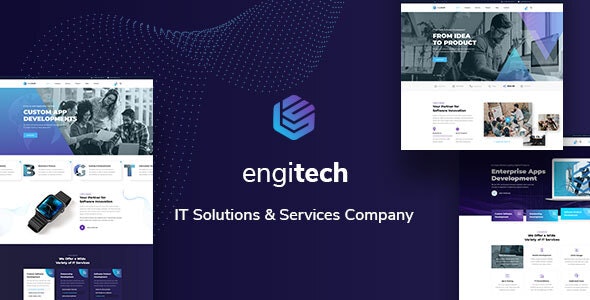 Engitech - IT Solutions & Services HTML5 Template