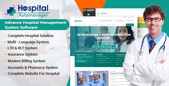 Hospital AutoManager | Advance Hospital Management System Software