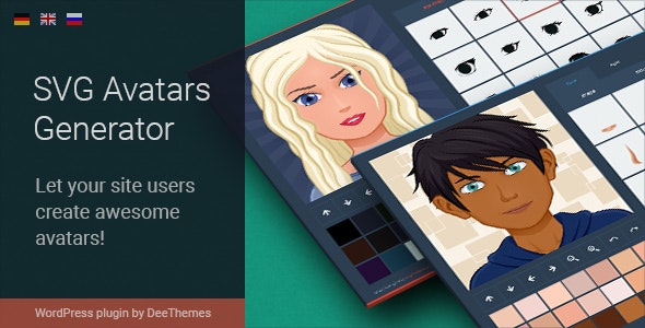 SVG Avatars Generator - WordPress Plugin