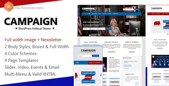 Campaign - Political WordPress Theme