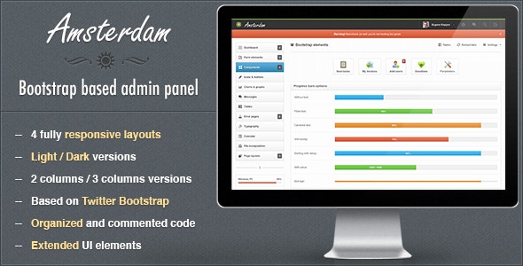 Amsterdam - Premium Responsive Admin Template