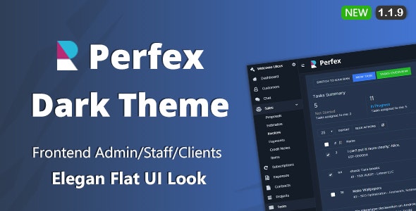 Perfex CRM Dark Theme