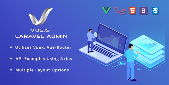 VueJS Laravel Admin Template