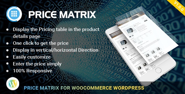 Flexible Table Pricing Matrix for WooCommerce