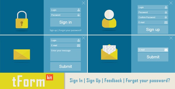 tForms - Animated Forms KIT