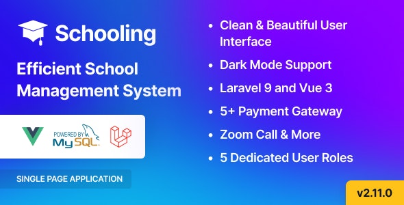 Schooling - School Management System (SPA)