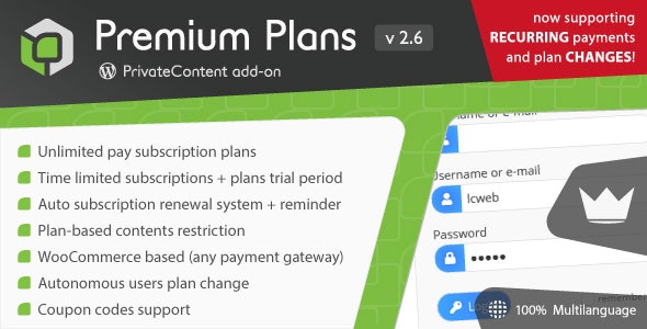 PrivateContent - Premium Plans add-on