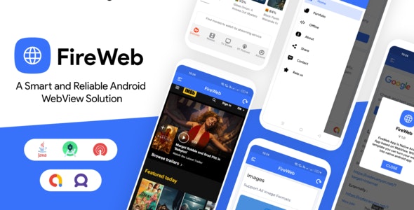 FireWeb - Android WebView App with Admob Ads